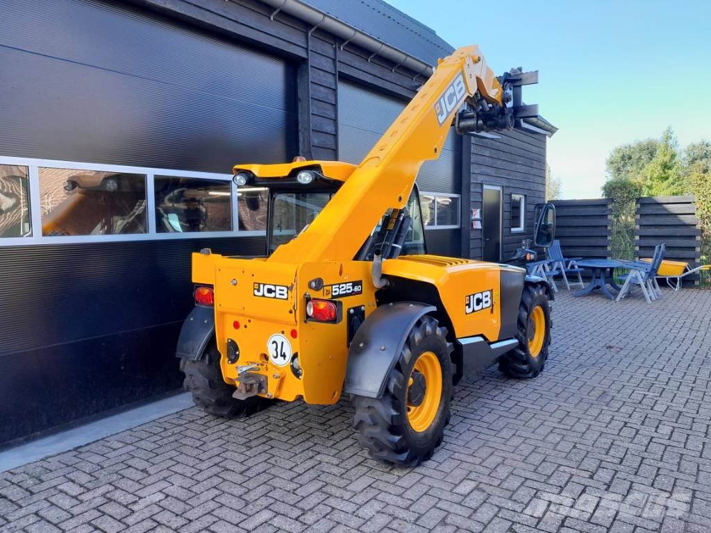 JCB 525-60 Agri Plus | Verreiker - Airco - LEASE €800 Teleskopické manipulátory
