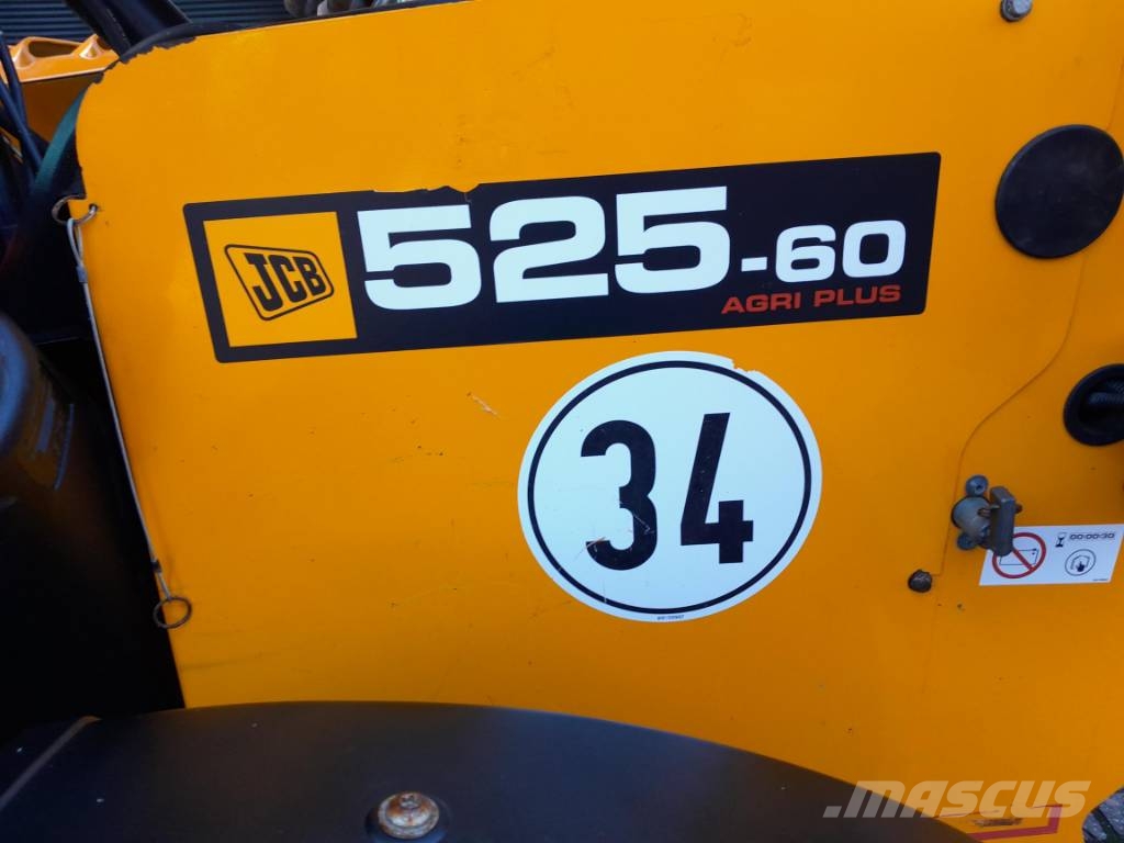 JCB 525-60 Agri Plus | Verreiker - Airco - LEASE €800 Teleskopické manipulátory