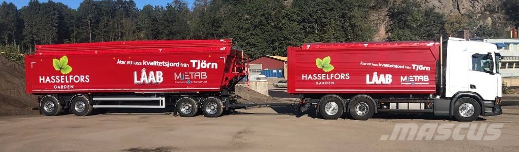 Benalu Bulkliner S 4-axl 38 tippsläpvagn Varmluftkanaler Bañera