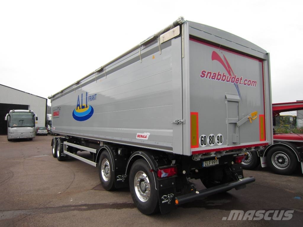 Benalu Bulkliner S 4-axl 38 tippsläpvagn Varmluftkanaler Bañera