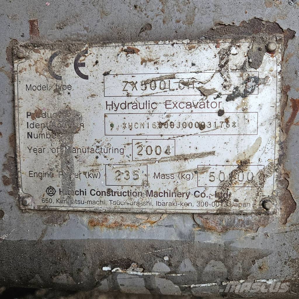 Hitachi ZX 500 LC H Εκσκαφείς με ερπύστριες