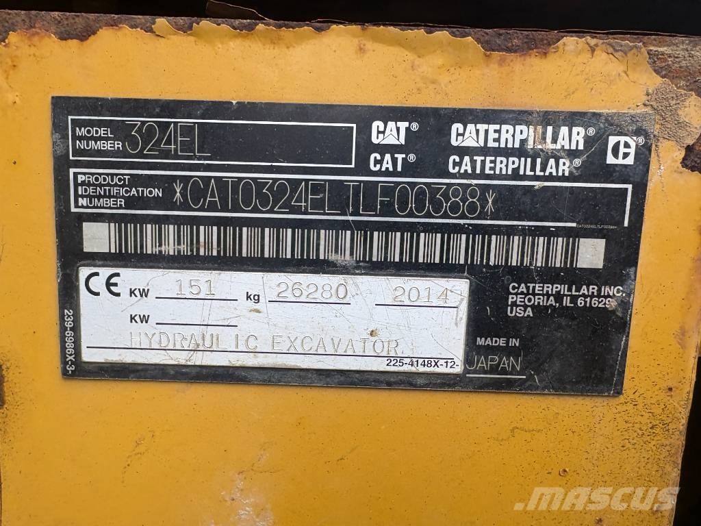 CAT 324 EL Escavatori cingolati
