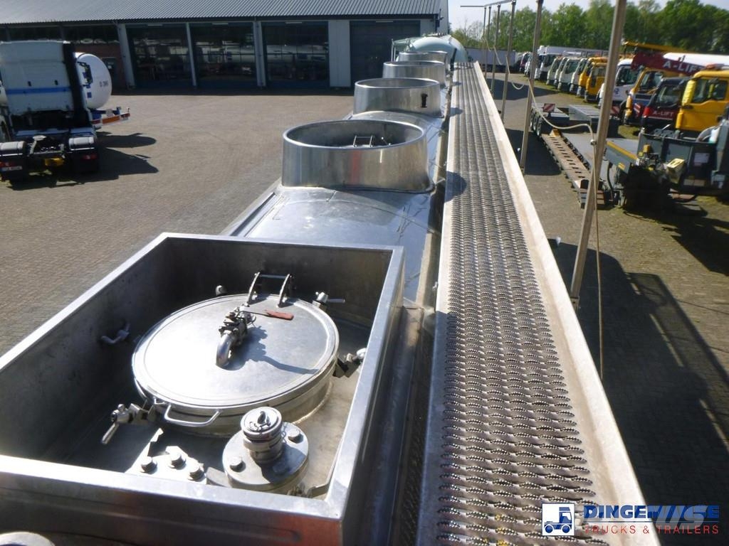 Magyar Chemical tank inox L4BH 33.3 m3 / 1 comp Autocisternas