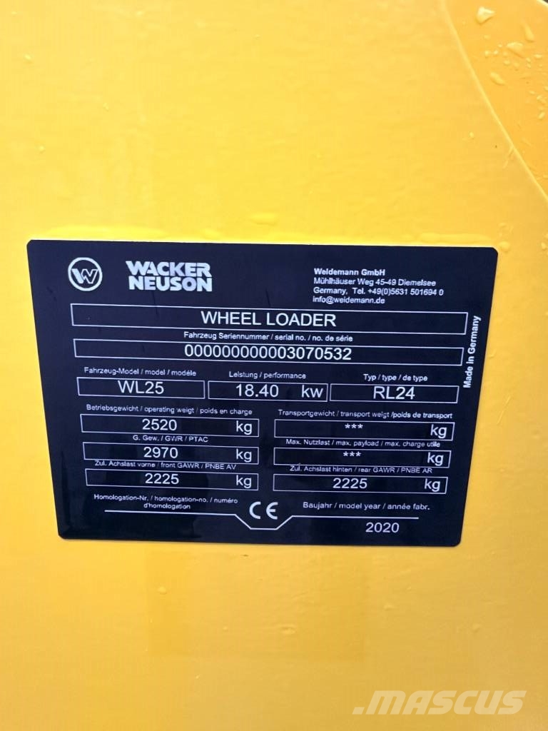Wacker Neuson WL 25 Wheel loaders