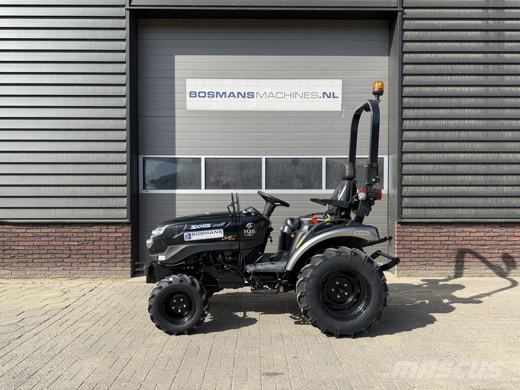 Solis 26 HST minitractor NIEUW black edition / brede agr Traktory