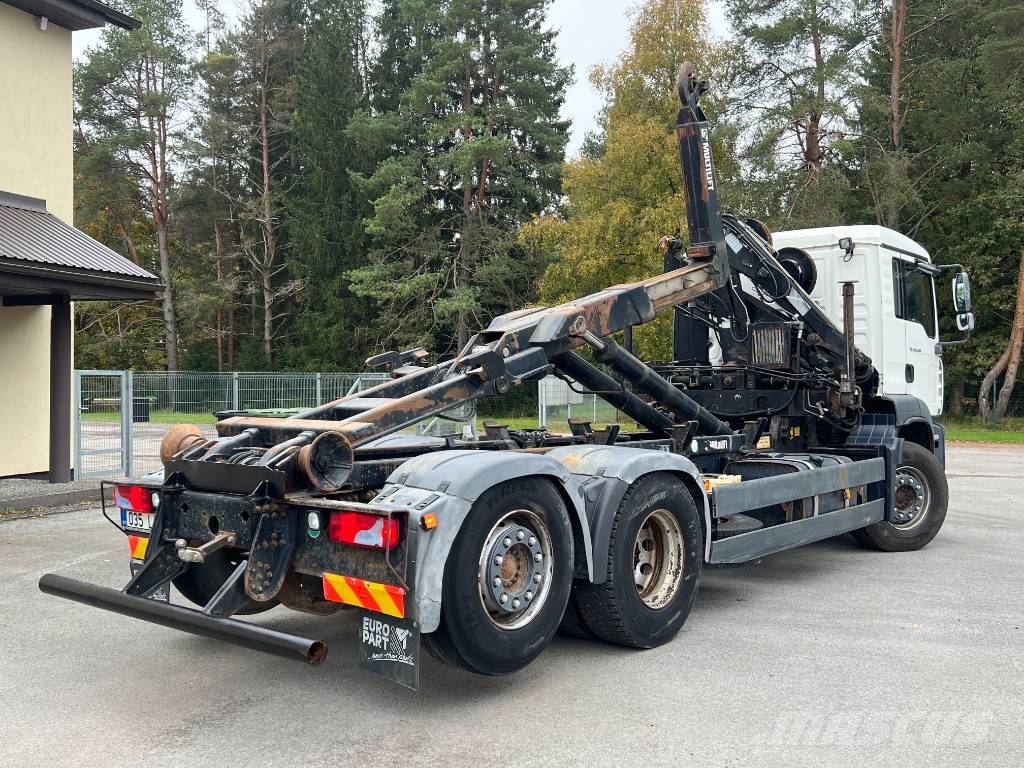 MAN TGA 26.350 6X2-2 BL HIAB 066 HIDUO-20T MULTILIFT Smagās mašīnas ar celtni