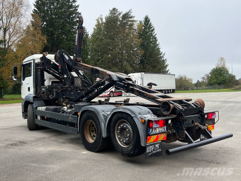 MAN TGA 26.350 6X2-2 BL HIAB 066 HIDUO-20T MULTILIFT Smagās mašīnas ar celtni