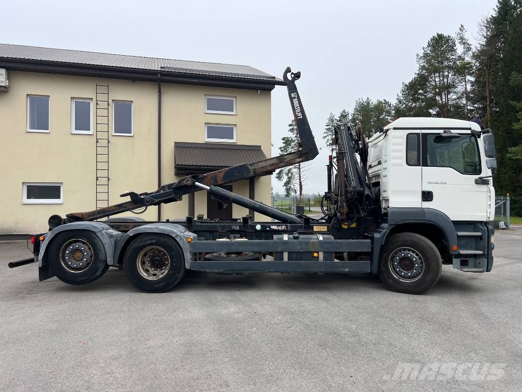 MAN TGA 26.350 6X2-2 BL HIAB 066 HIDUO-20T MULTILIFT Smagās mašīnas ar celtni