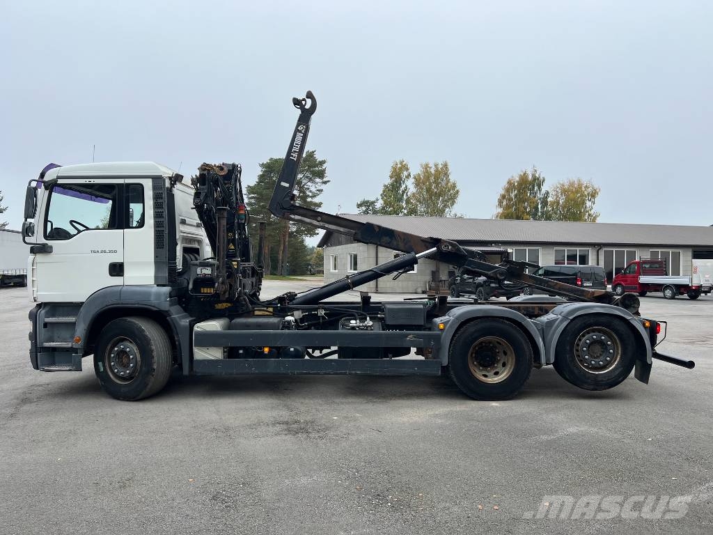MAN TGA 26.350 6X2-2 BL HIAB 066 HIDUO-20T MULTILIFT Smagās mašīnas ar celtni