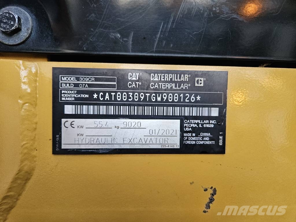 CAT 309 CR Vidēja lieluma ekskavatori 7 t - 12 t