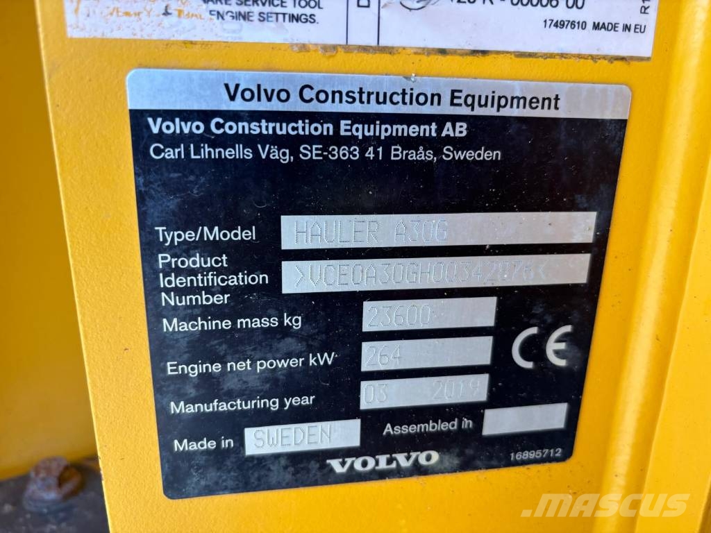 Volvo A 30 G TAILGATE Camiones articulados