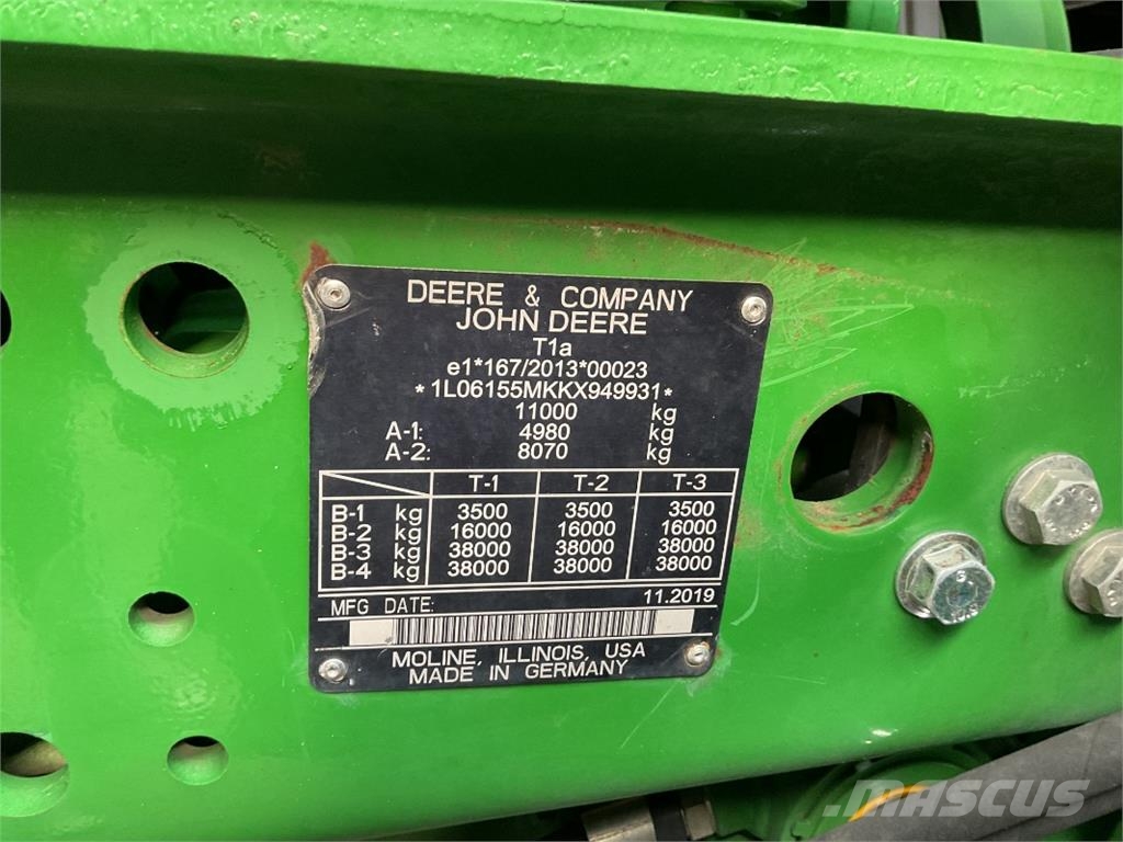 John Deere 6155M Traktorok