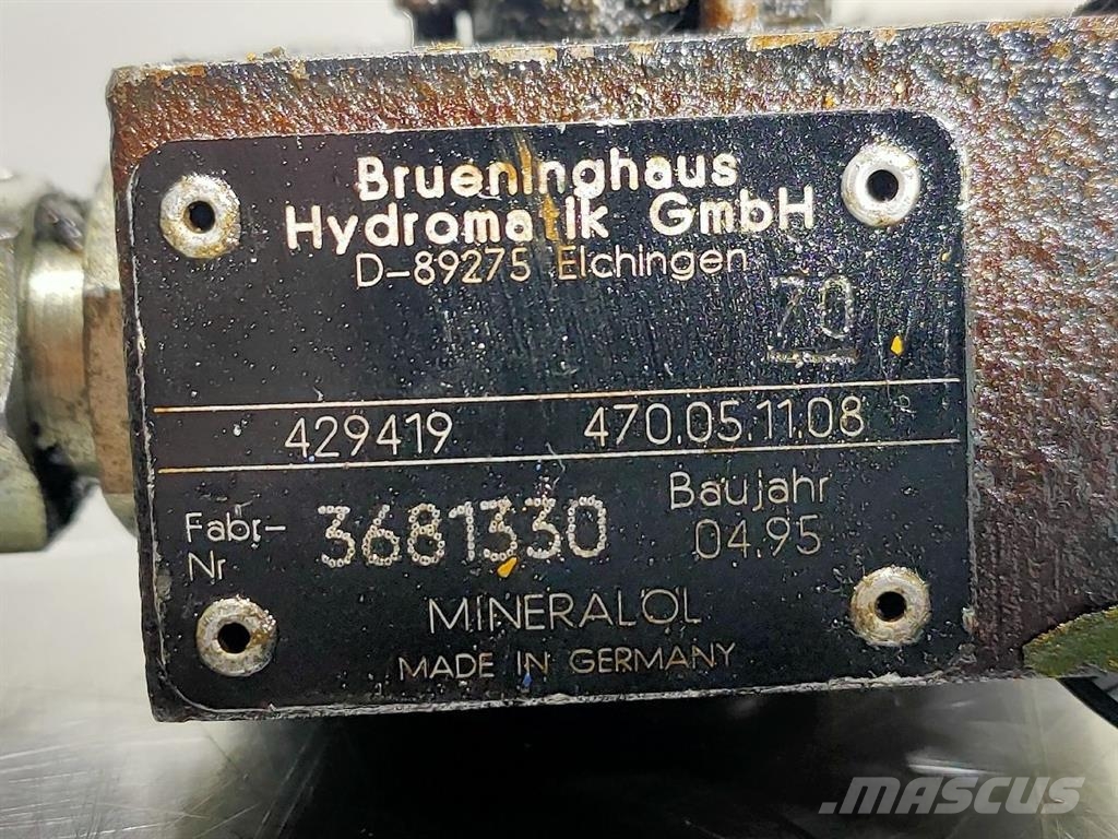 Brueninghaus Hydromatik 429419-Inching device/Drehdrossel Hydraulik