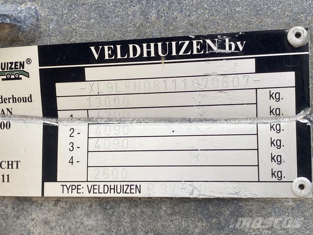 Iveco + Veldhuizen, 15.000 kg. BE-Combi Daily 35C18 + P3 Semi-remorca agabaritica