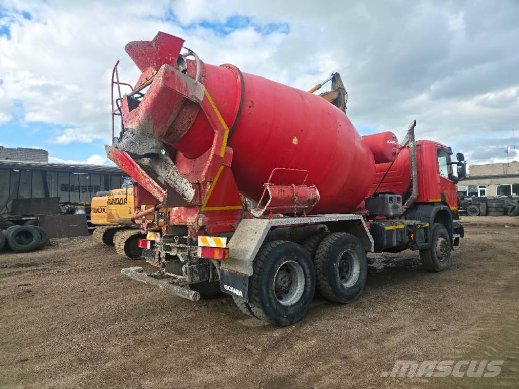 Scania P380 6x6 Mixer 콘크리트 믹서트럭