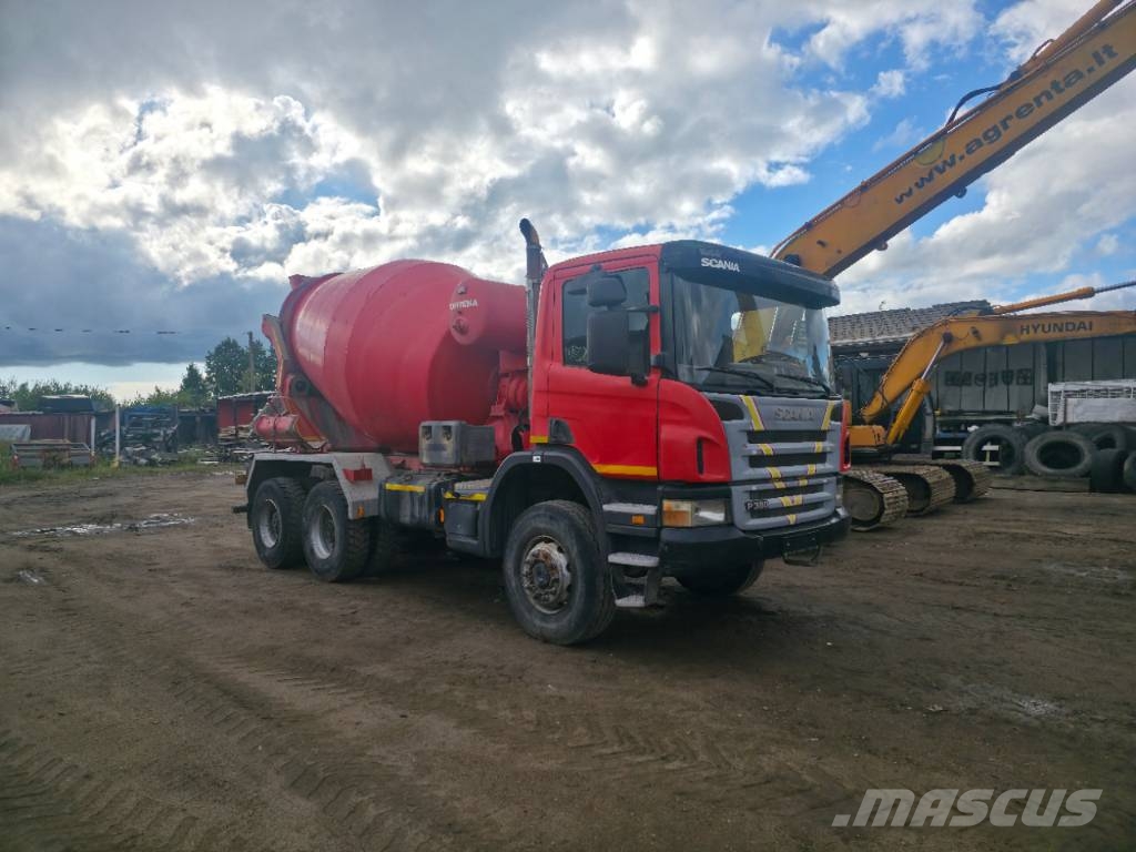 Scania P380 6x6 Mixer 콘크리트 믹서트럭