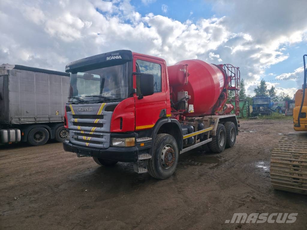 Scania P380 6x6 Mixer 콘크리트 믹서트럭