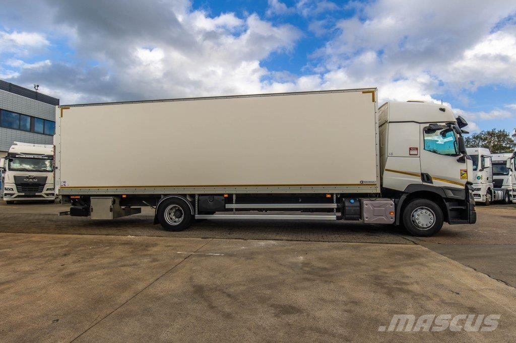 Renault T 380+DHOLLANDIA 2T. Bakwagens met gesloten opbouw