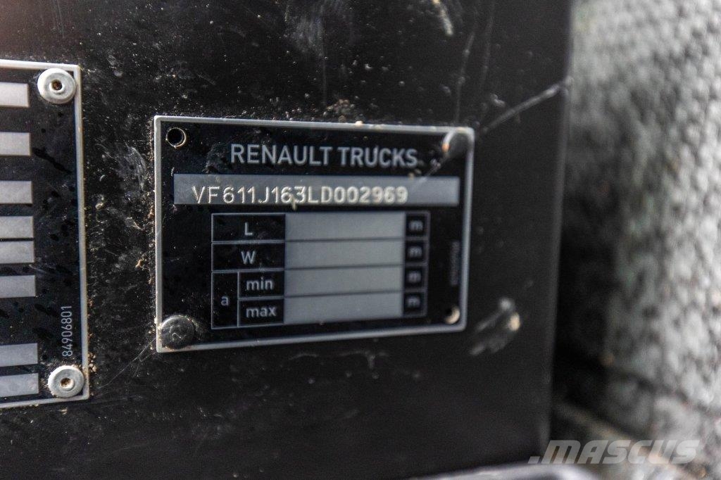 Renault T 380+DHOLLANDIA 2T. Samochody ciężarowe ze skrzynią zamkniętą