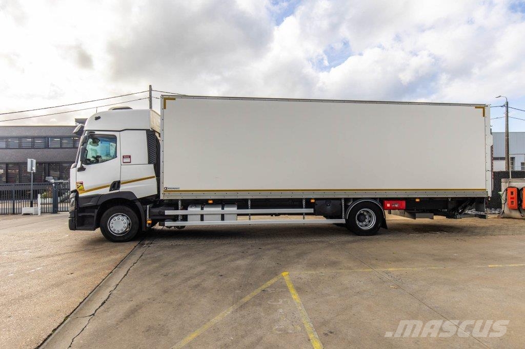Renault T 380+DHOLLANDIA 2T. Bakwagens met gesloten opbouw