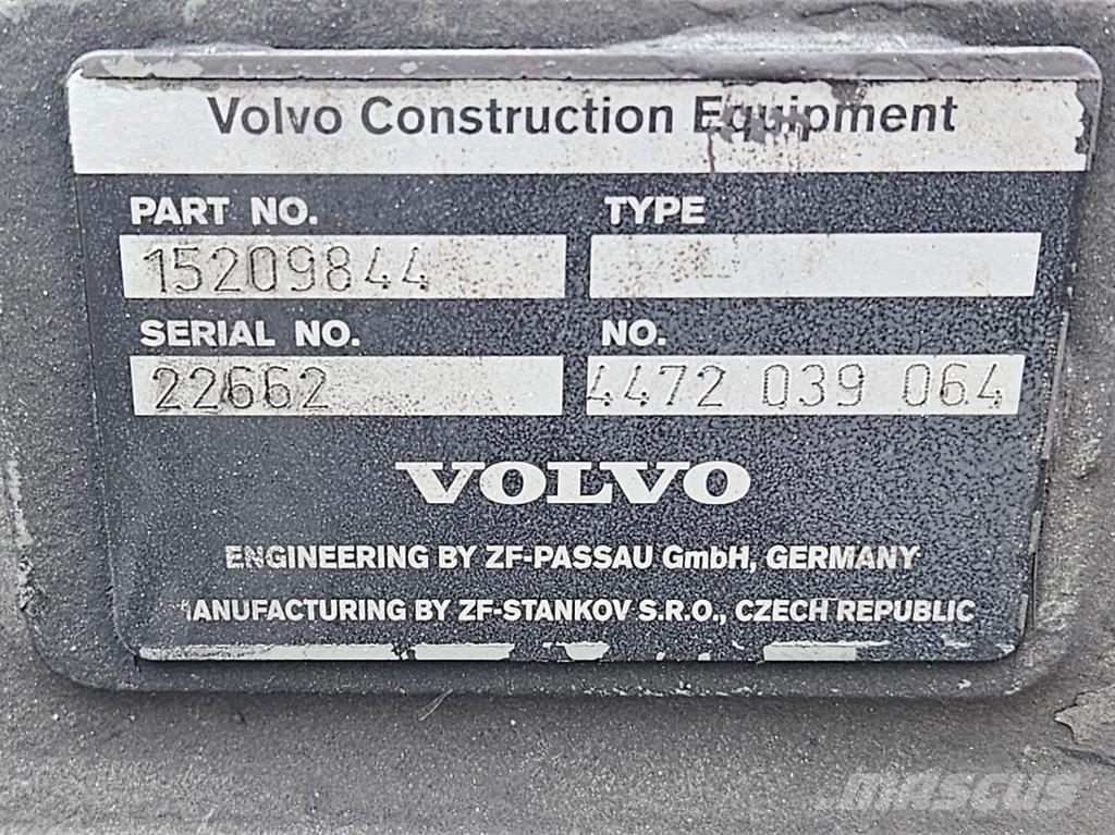 Volvo L30B-15209844-ZF AV-230-4472039064-Axle/Achse/As Axles