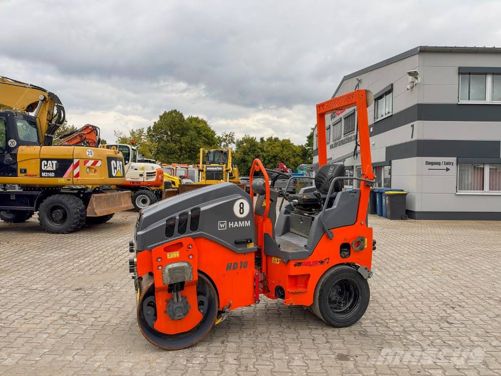 Hamm HD10 VT 18,5 kW Kantenschneiderad Rouleaux monocylindre