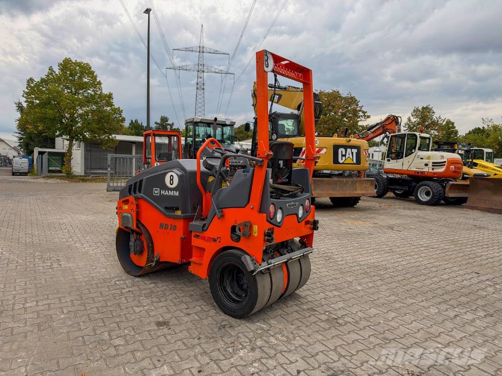 Hamm HD10 VT 18,5 kW Kantenschneiderad Rouleaux monocylindre
