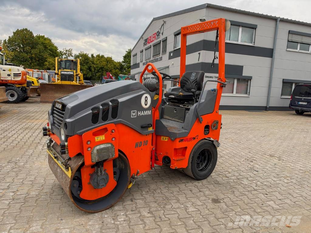 Hamm HD10 VT 18,5 kW Kantenschneiderad Rouleaux monocylindre