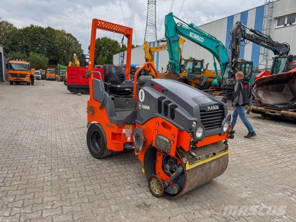 Hamm HD10 VT 18,5 kW Kantenschneiderad Rouleaux monocylindre
