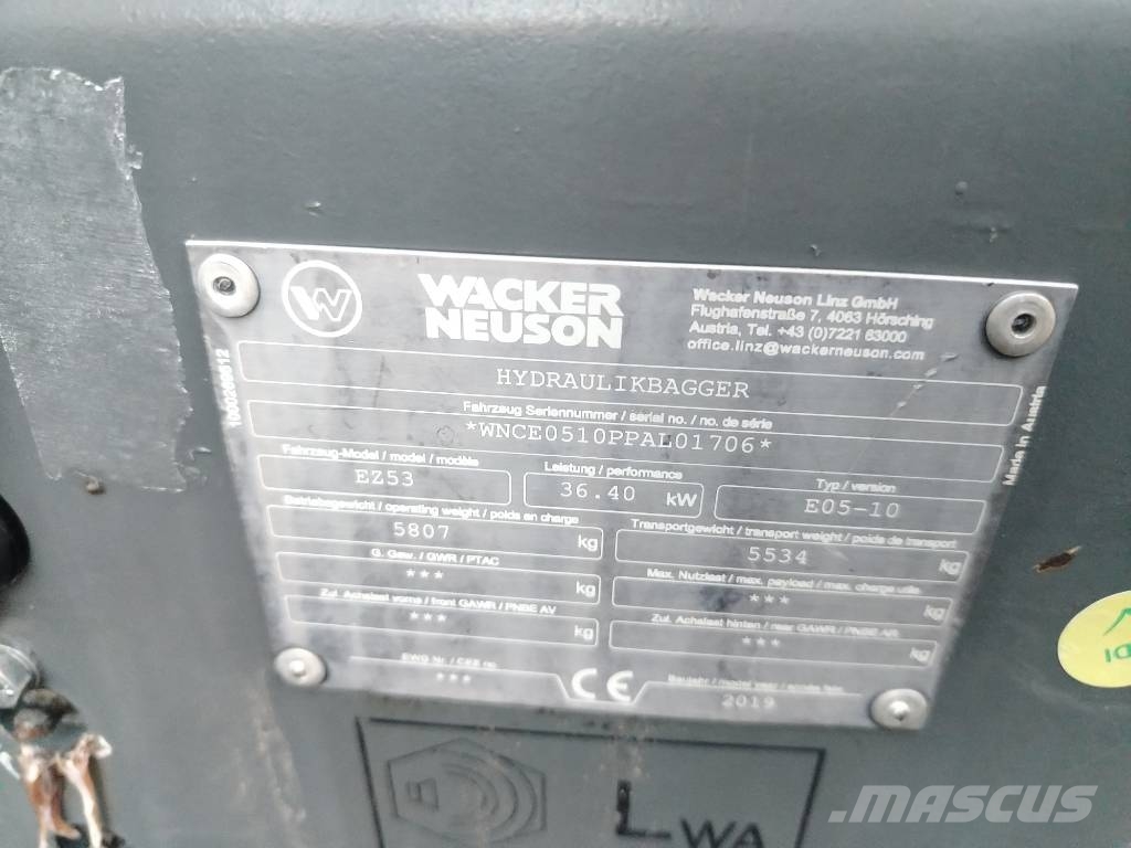 Wacker Neuson EZ 53 Mini bageri < 7t
