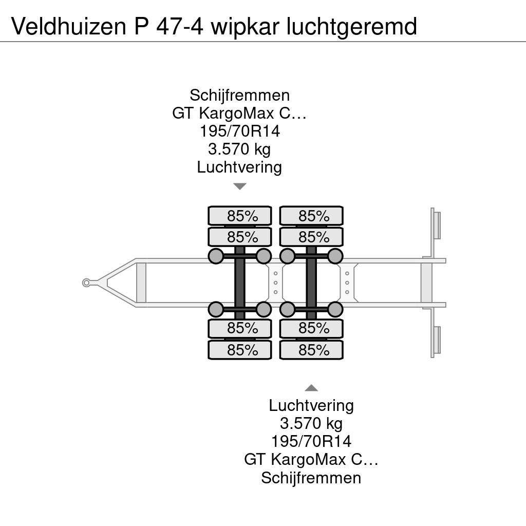 Veldhuizen P 47-4 wipkar luchtgeremd Andere Anhänger