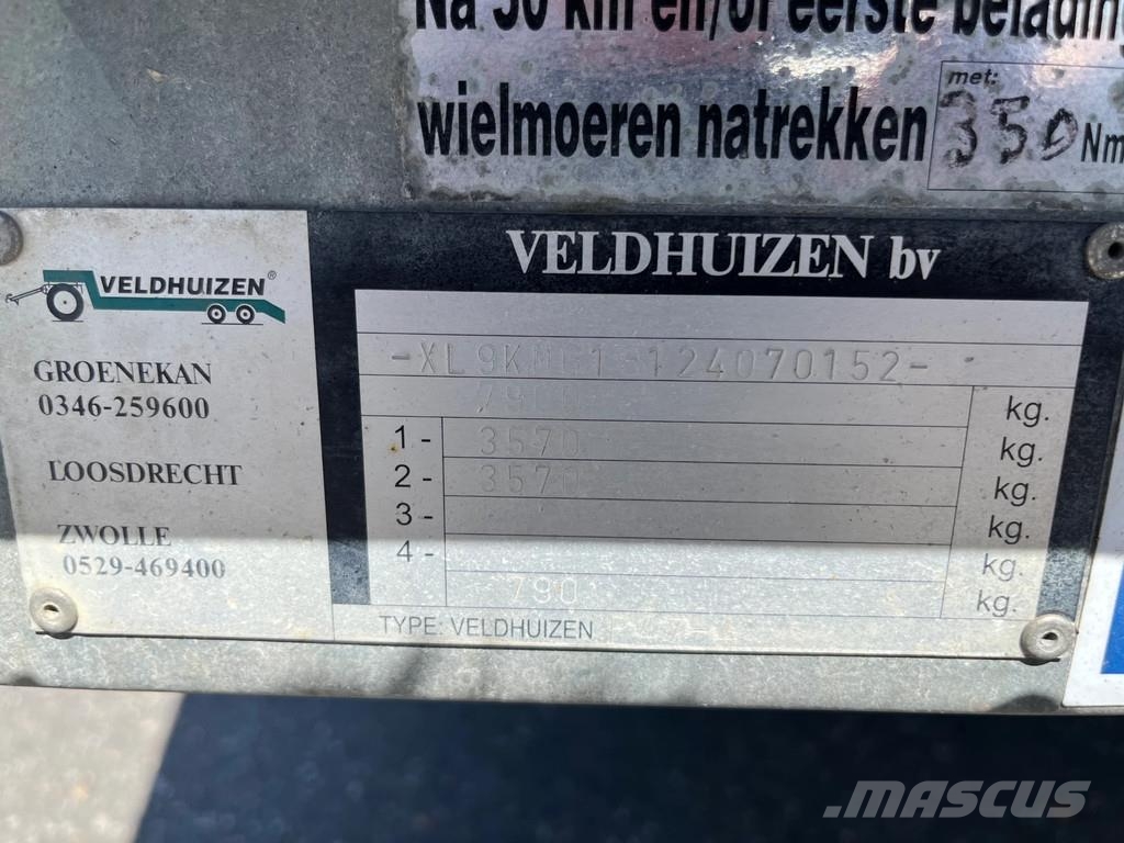 Veldhuizen P 47-4 wipkar luchtgeremd Andere Anhänger