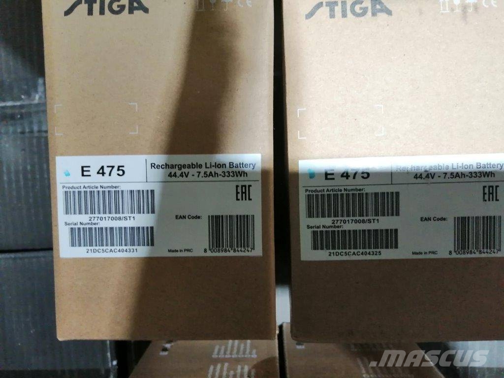 Stiga E475 BATTERY معدات العناية بالأرض - غير ذلك