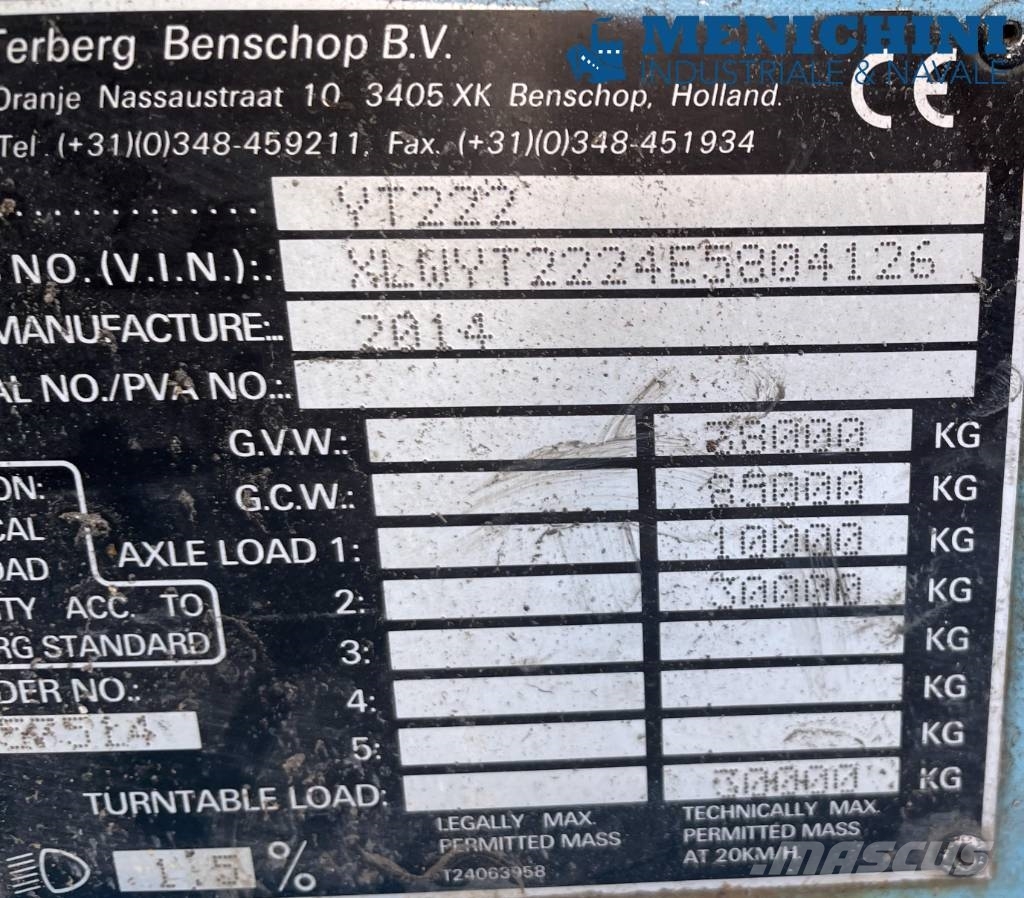 Terberg YT222 Νταλίκες μεταφοράς εμπορευματοκιβωτίων