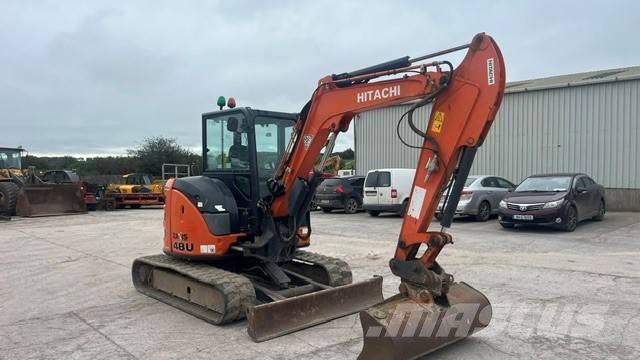 Hitachi ZXU 48 Gravemaskiner på larvebånd