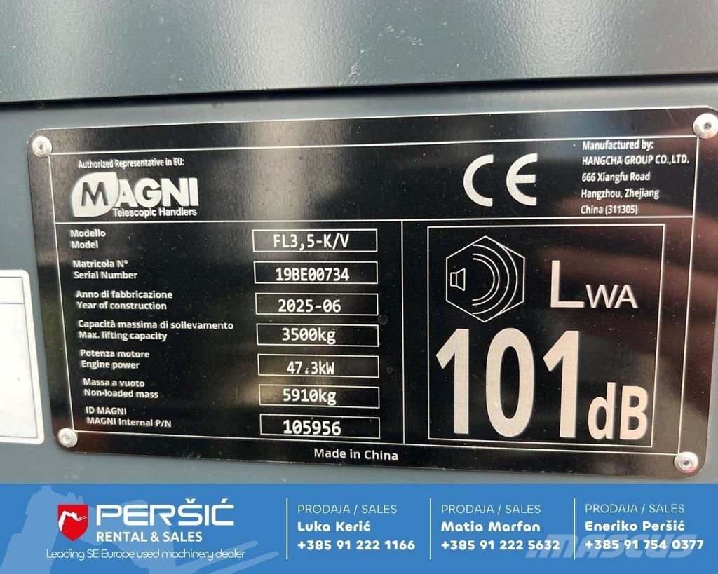 Magni FL 3.5 Montacargas todo terreno