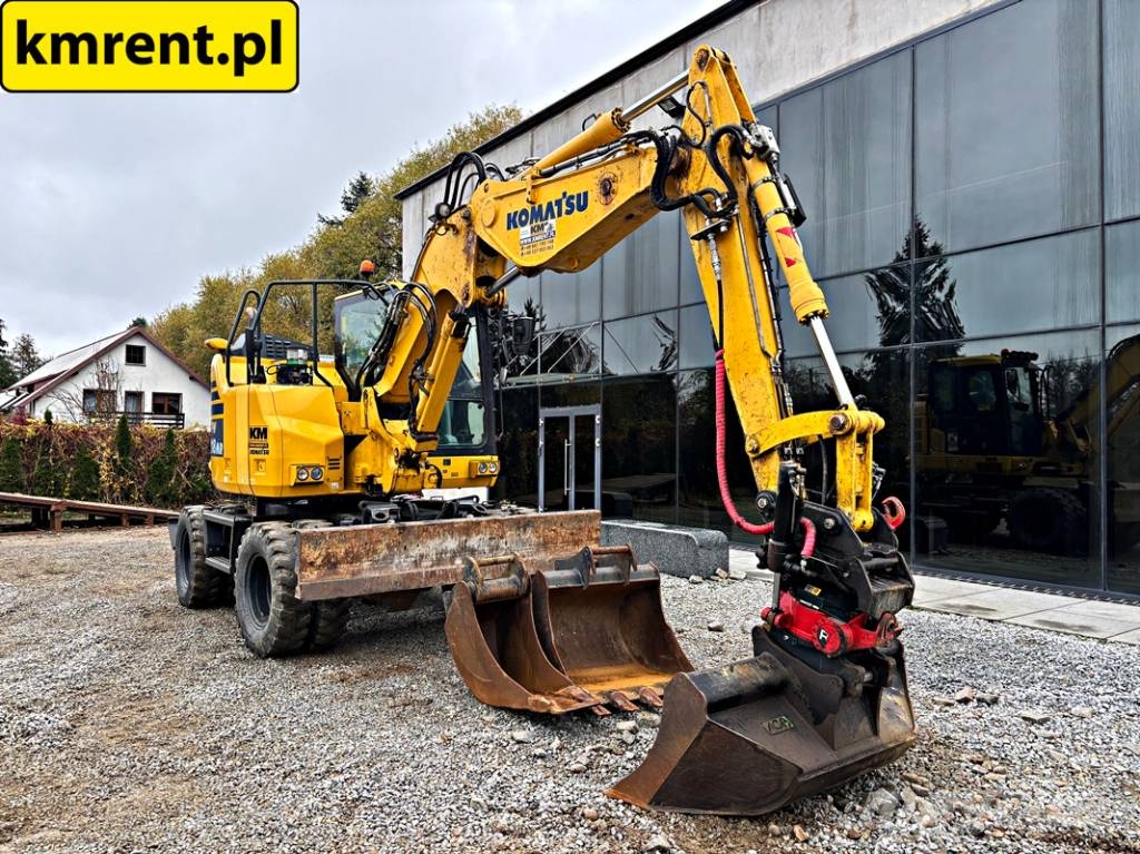 Komatsu PW 118 MR-8 KOPARKA KOŁOWA ROTOTILT 2021R | LIEBHE Ratasekskavaatorid