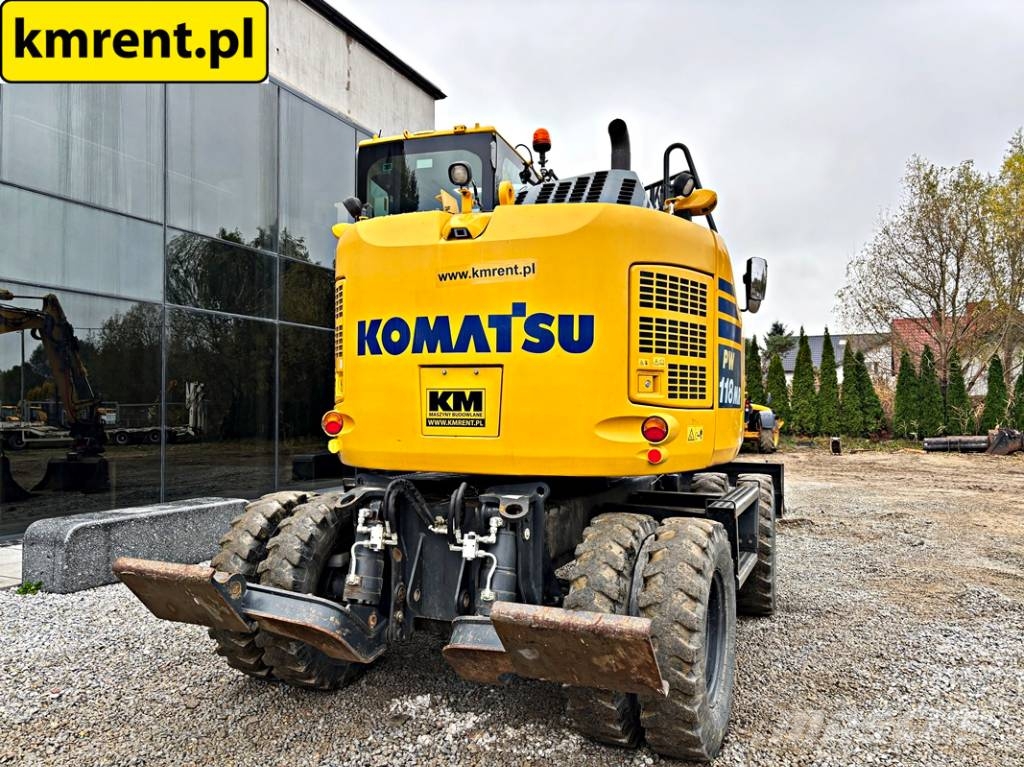 Komatsu PW 118 MR-8 KOPARKA KOŁOWA ROTOTILT 2021R | LIEBHE Ratasekskavaatorid
