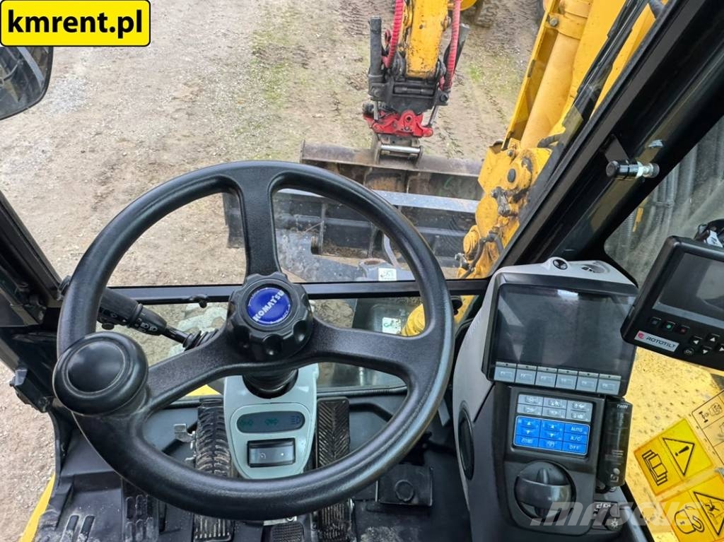 Komatsu PW 118 MR-8 KOPARKA KOŁOWA ROTOTILT 2021R | LIEBHE 휠 굴삭기