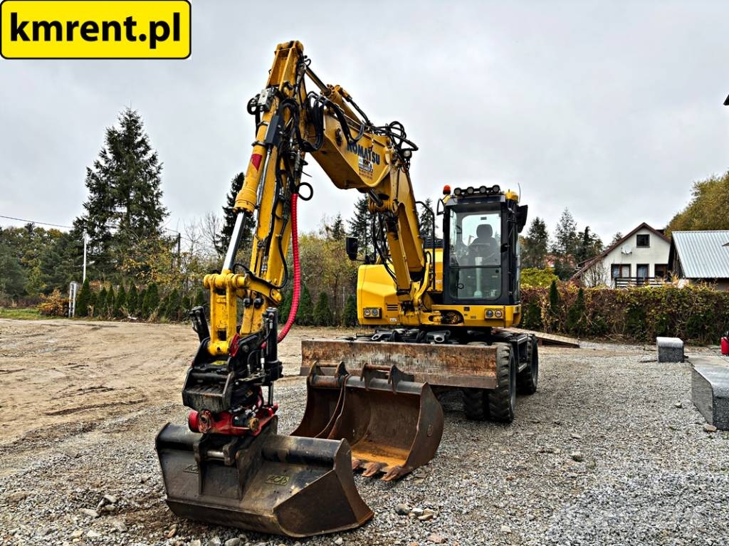 Komatsu PW 118 MR-8 KOPARKA KOŁOWA ROTOTILT 2021R | LIEBHE Ratasekskavaatorid