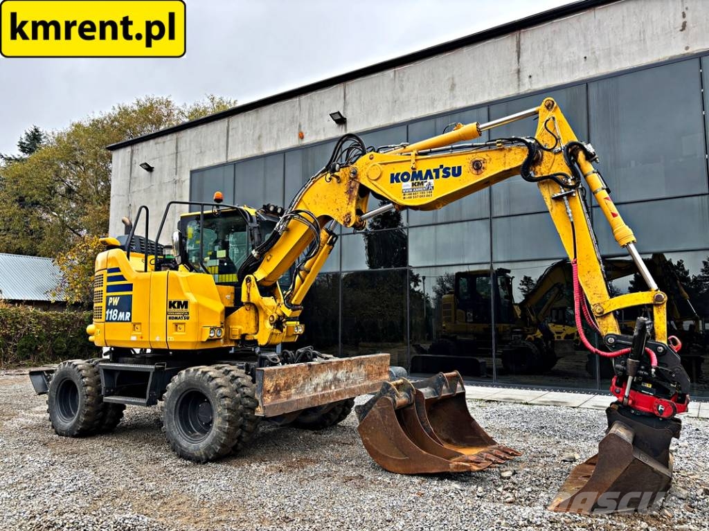 Komatsu PW 118 MR-8 KOPARKA KOŁOWA ROTOTILT 2021R | LIEBHE Ratasekskavaatorid