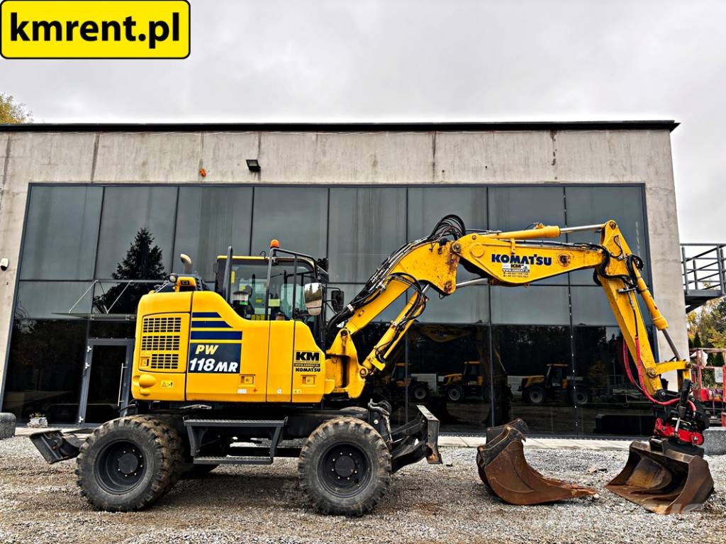 Komatsu PW 118 MR-8 KOPARKA KOŁOWA ROTOTILT 2021R | LIEBHE Ratasekskavaatorid