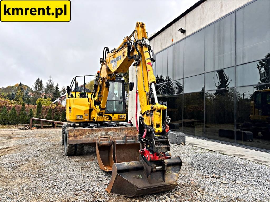 Komatsu PW 118 MR-8 KOPARKA KOŁOWA ROTOTILT 2021R | LIEBHE Ratasekskavaatorid