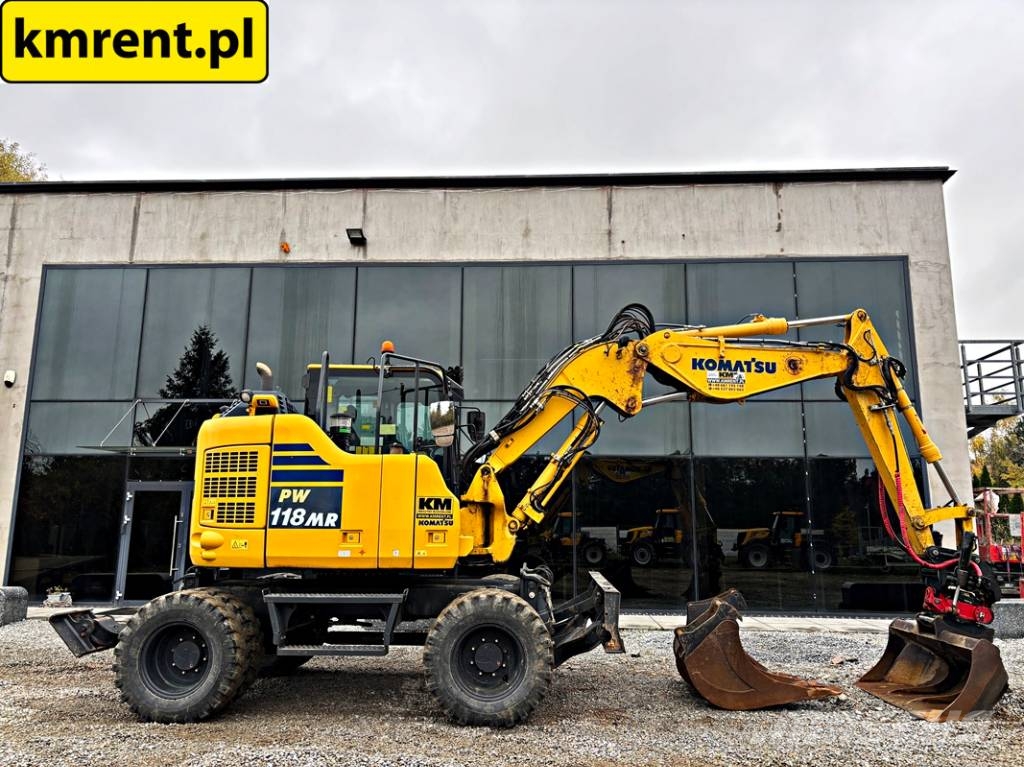 Komatsu PW 118 MR-8 KOPARKA KOŁOWA ROTOTILT 2021R | LIEBHE Ratasekskavaatorid