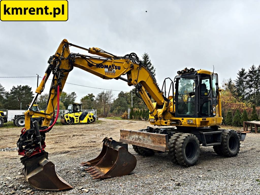 Komatsu PW 118 MR-8 KOPARKA KOŁOWA ROTOTILT 2021R | LIEBHE Ratasekskavaatorid