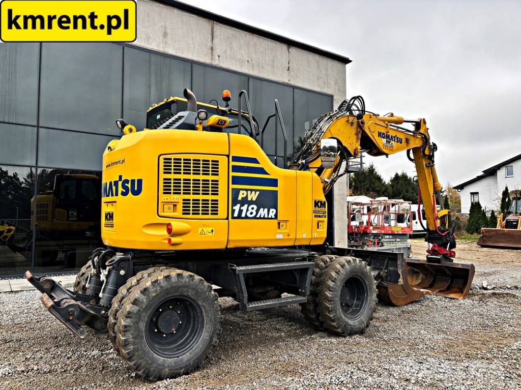 Komatsu PW 118 MR-8 KOPARKA KOŁOWA ROTOTILT 2021R | LIEBHE Ratasekskavaatorid