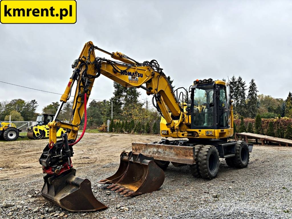 Komatsu PW 118 MR-8 KOPARKA KOŁOWA ROTOTILT 2021R | LIEBHE Ratasekskavaatorid
