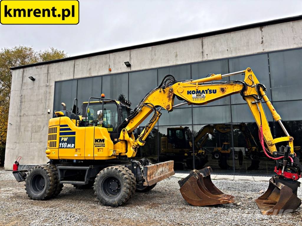 Komatsu PW 118 MR-8 KOPARKA KOŁOWA ROTOTILT 2021R | LIEBHE Ratasekskavaatorid
