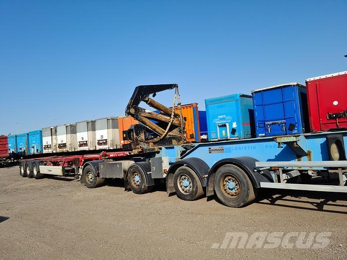 Hammar 195D SIDELOADER 4 AXLE 2E TRAILER CONNECTION 36 TO Sideloader semi-trailers