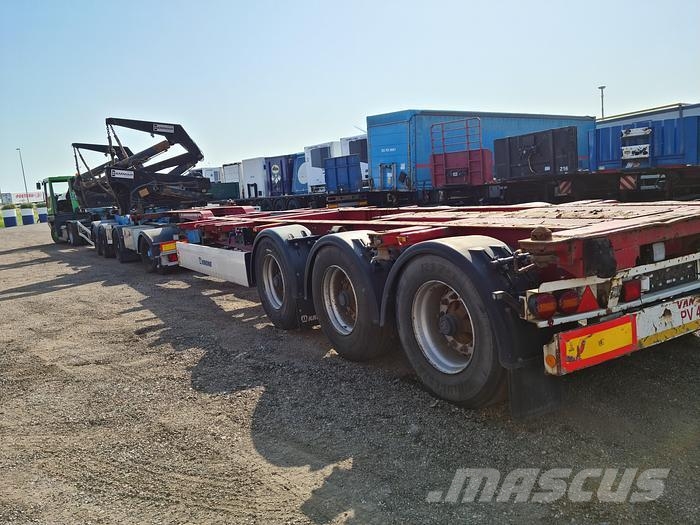 Hammar 195D SIDELOADER 4 AXLE 2E TRAILER CONNECTION 36 TO Sideloader semi-trailers